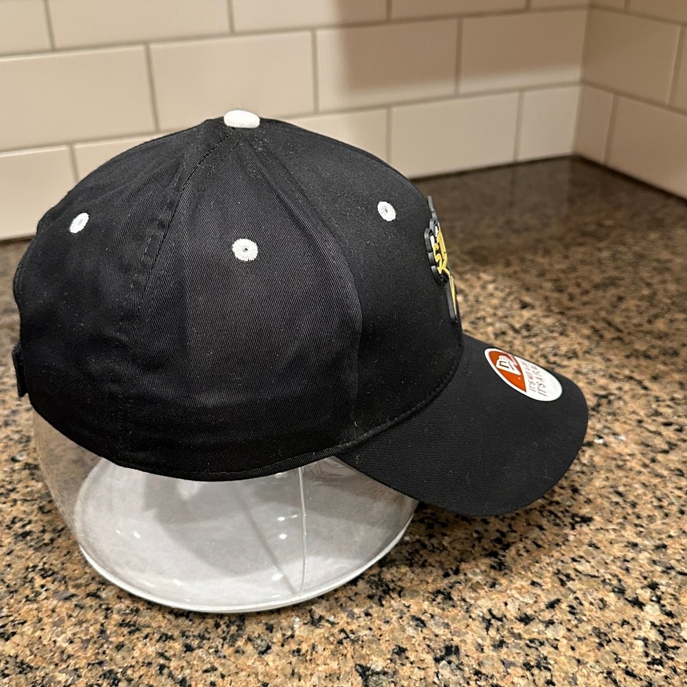Vtg Dallas Stars New Era 9FORTY Hat Strap Back Black NHL Deadstock New - Picture 4 of 8